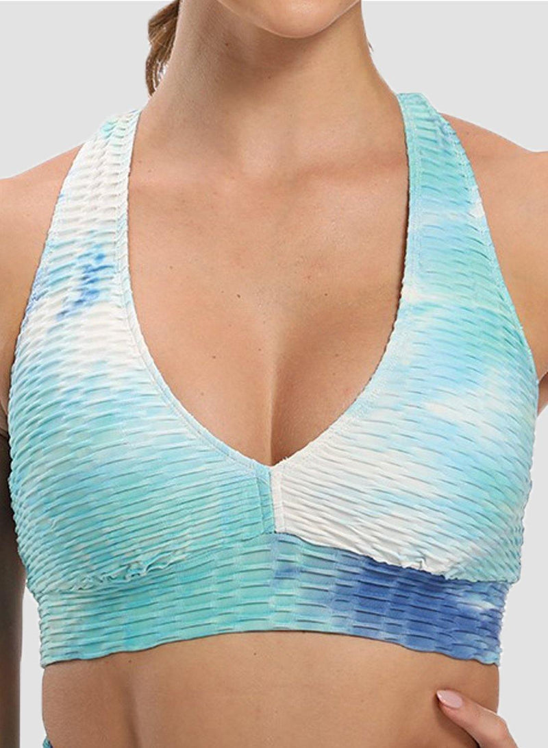 SEASUM Textured Tie-dyed Super Stretchy Top - SEASUM