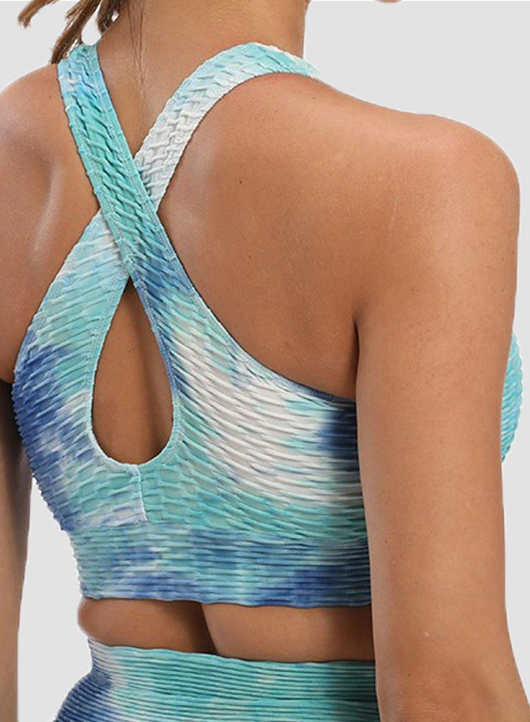 SEASUM Textured Tie-dyed Super Stretchy Top - SEASUM