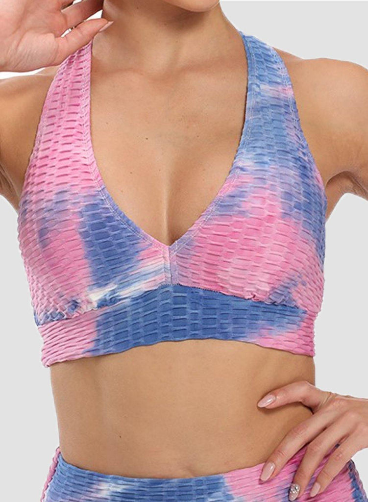 SEASUM Textured Tie-dyed Super Stretchy Top - SEASUM