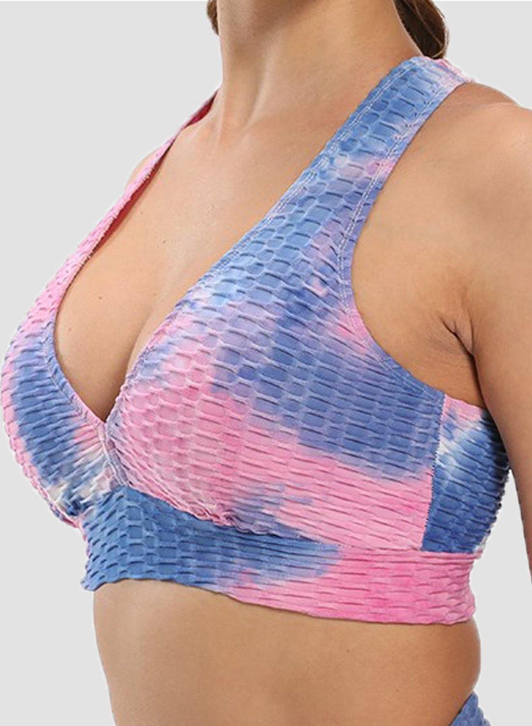 SEASUM Textured Tie-dyed Super Stretchy Top - SEASUM