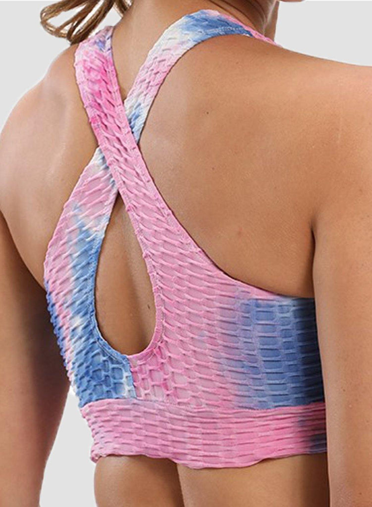 SEASUM Textured Tie-dyed Super Stretchy Top - SEASUM