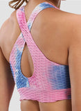 SEASUM Textured Tie-dyed Super Stretchy Top - SEASUM