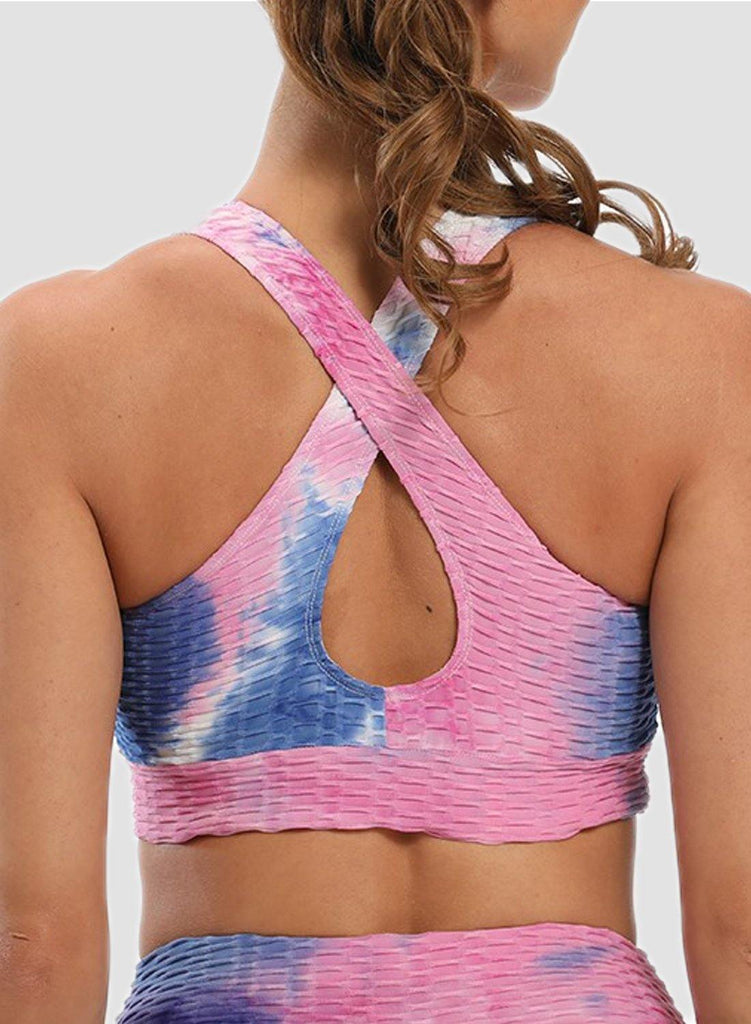 SEASUM Textured Tie-dyed Super Stretchy Top - SEASUM