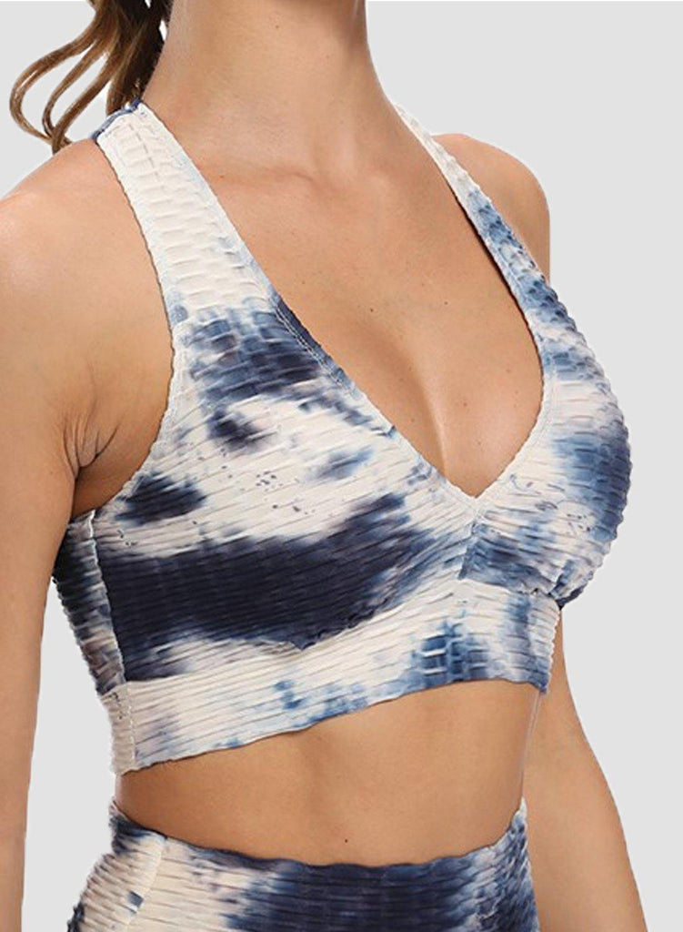 SEASUM Textured Tie-dyed Super Stretchy Top - SEASUM