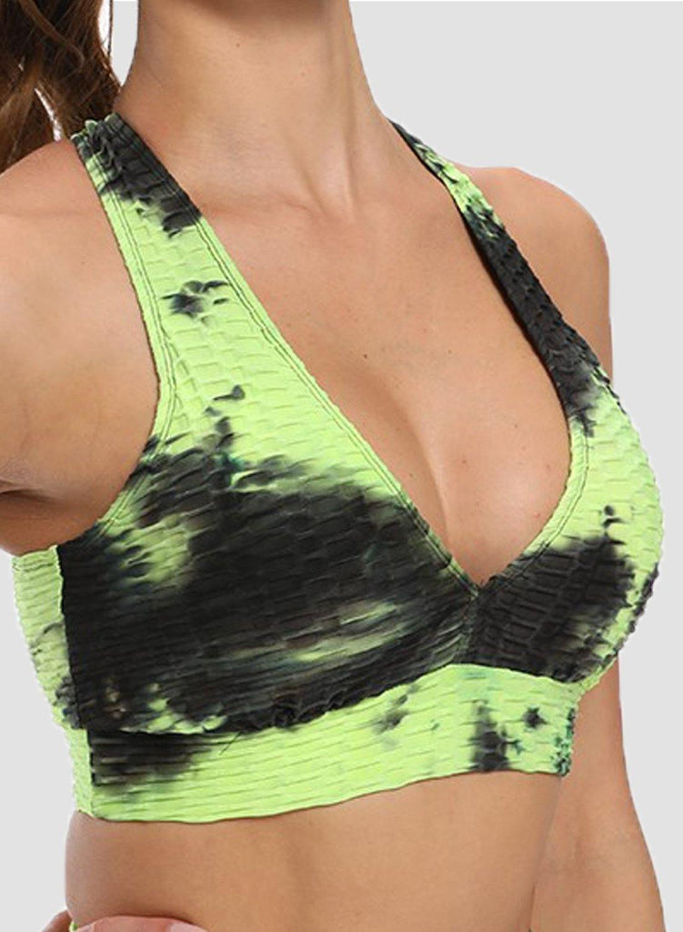 SEASUM Textured Tie-dyed Super Stretchy Top - SEASUM