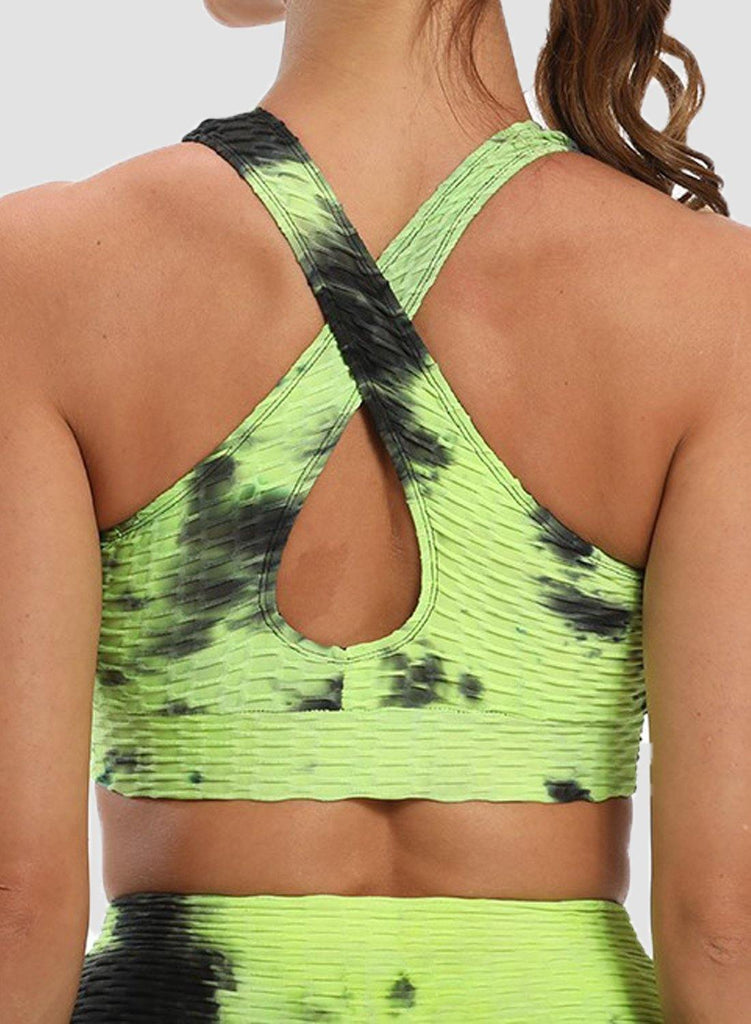 SEASUM Textured Tie-dyed Super Stretchy Top - SEASUM