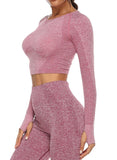 Breatheable High Elastic Seamless Yoga Top - SEASUM