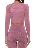 Breatheable High Elastic Seamless Yoga Top - SEASUM