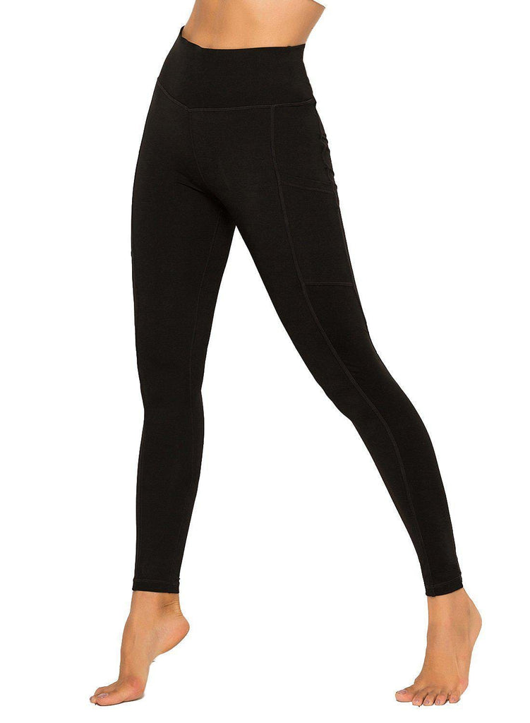 High Waist Ruched Pockets Running Yoga Leggings - SEASUM