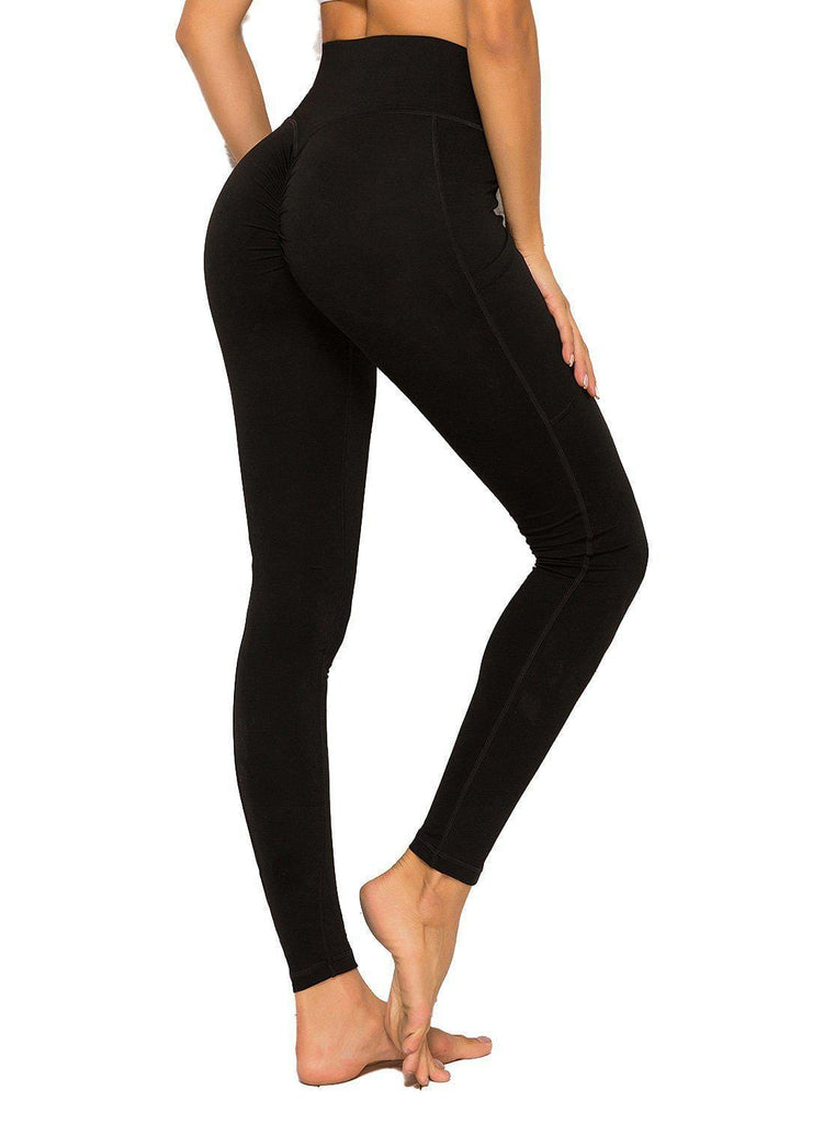 High Waist Pockets Training Yoga Leggings - SEASUM