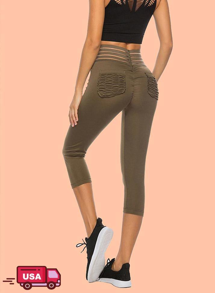 Special Elastic Waistband Stretch Leggings - SEASUM