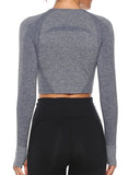 Breatheable High Elastic Seamless Yoga Top - SEASUM