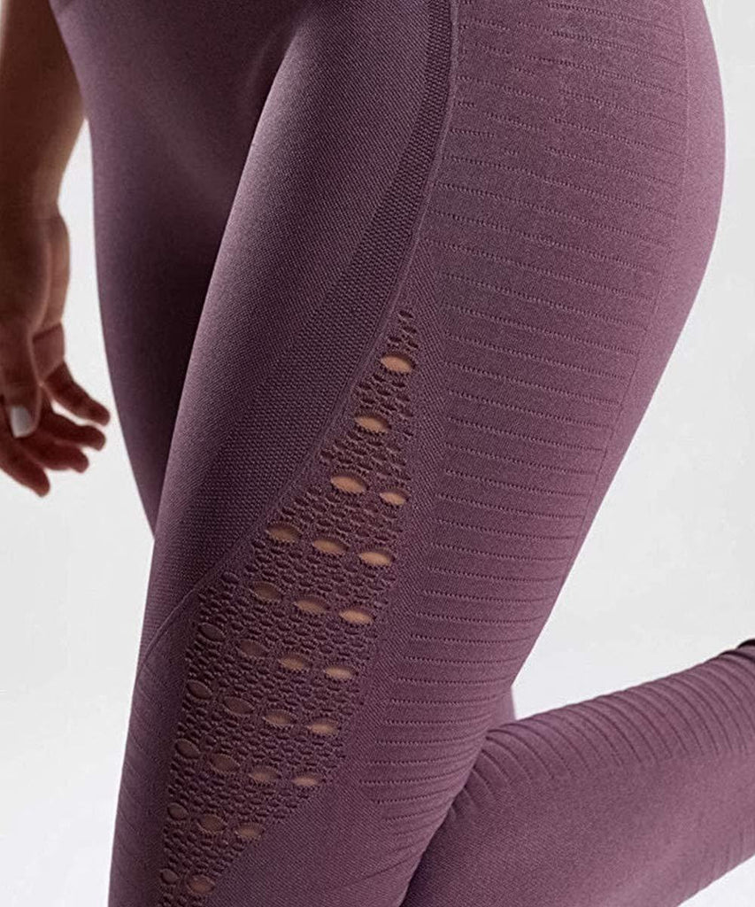 Women's  Form Fitting Hollow Fitness Yoga Pants - SeasumFits