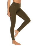 SEASUM-SEASUM Scrunch Butt Leggings with Pockets High Waist Lifting Yoga Pants