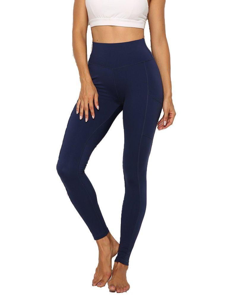 SEASUM-SEASUM Scrunch Butt Leggings with Pockets High Waist Lifting Yoga Pants