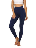 SEASUM-SEASUM Scrunch Butt Leggings with Pockets High Waist Lifting Yoga Pants