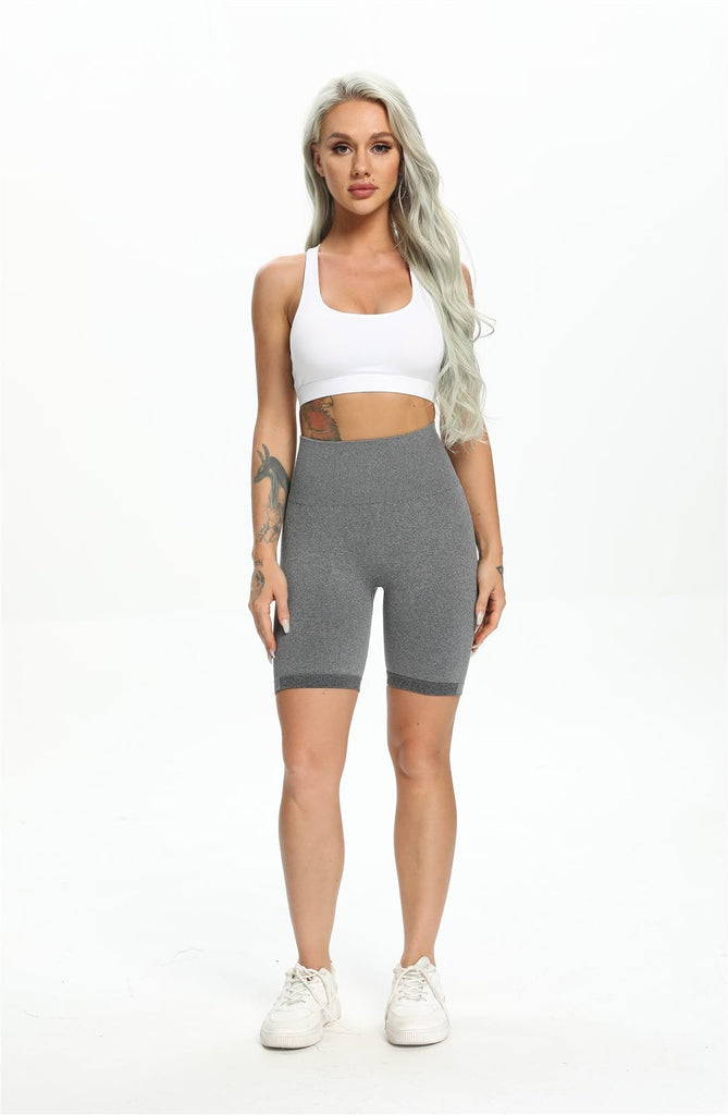 SEASUM Seamless Workout Shorts Cycling Yoga Shorts