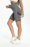 SEASUM Seamless Workout Shorts Cycling Yoga Shorts