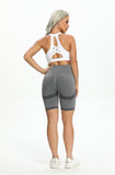 SEASUM Seamless Workout Shorts Cycling Yoga Shorts