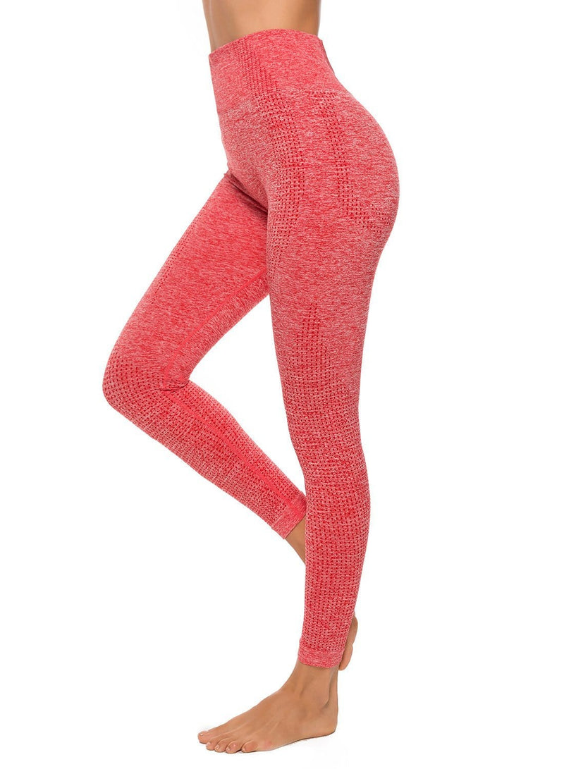 Textured High Elastic Workout Yoga Shorts - SeasumFits