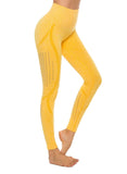 SEASUM Women's Ultra Soft Elastic Seamless Hollow Yoga Pants