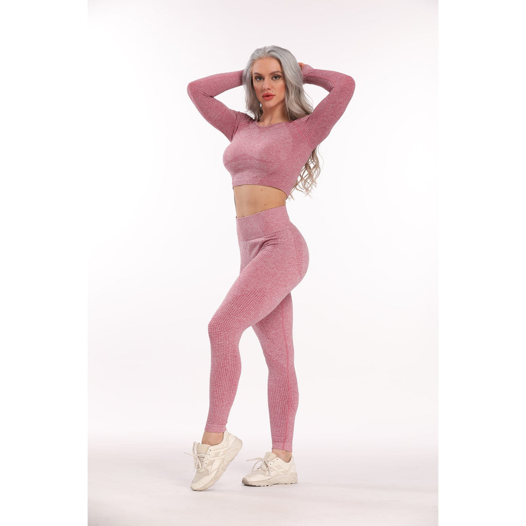 SEASUM Workout Sets for Women High Waist Seamless Cute Yoga Leggings Women  2 Piece Gym Clothes S : : Clothing, Shoes & Accessories