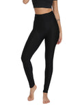 SEASUM-Textured Fitness Power Flex Leggings