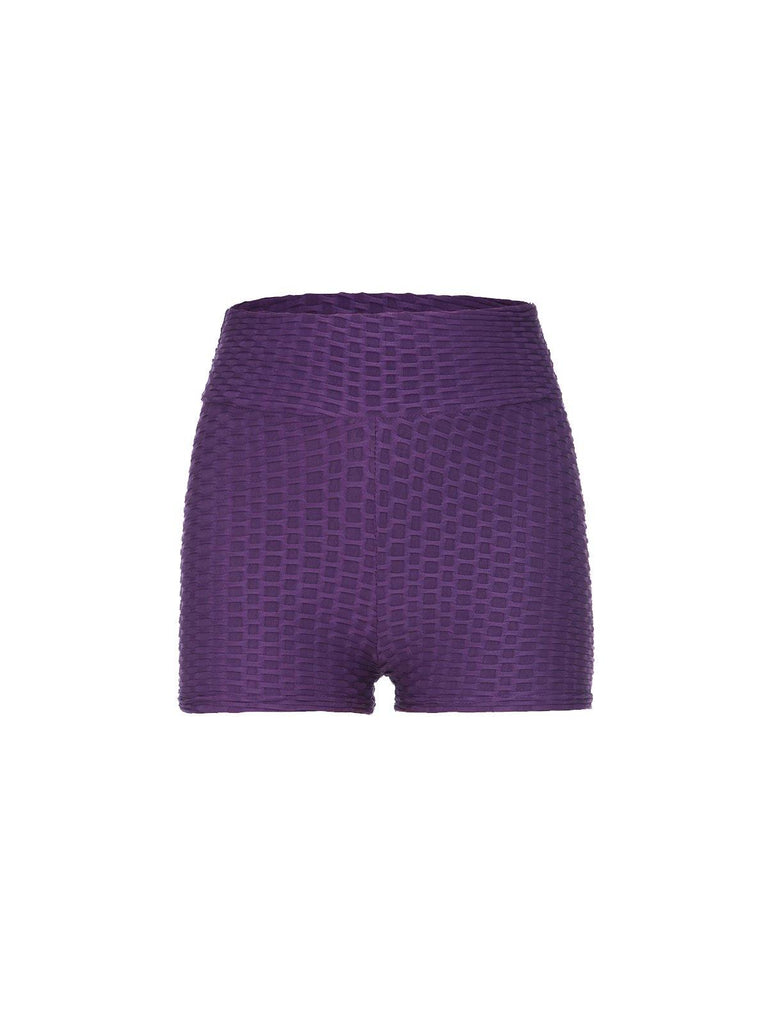 Women's Dynamic Yoga Cycling Shorts - Purple