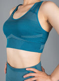 Women Supportive Cross Back Sports Bra - SEASUM