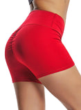 Women High Waist Scruched Fitness Shorts - SEASUM