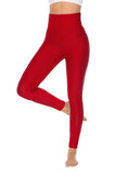 SEASUM-Textured Fitness Power Flex Leggings