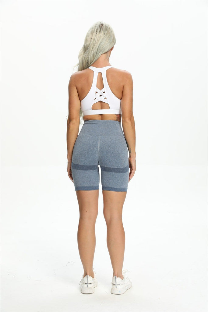 SEASUM Women Seamless Yoga Shorts Workout High Waisted Butt Contour Tummy  Control XS - Yahoo Shopping