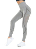 Soft Seamless Elastic Hollow Women Yoga Pants - SeasumFits