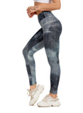 Women Three-dimensional Body Shaping Jacquard Leggings（Tie Dye2）