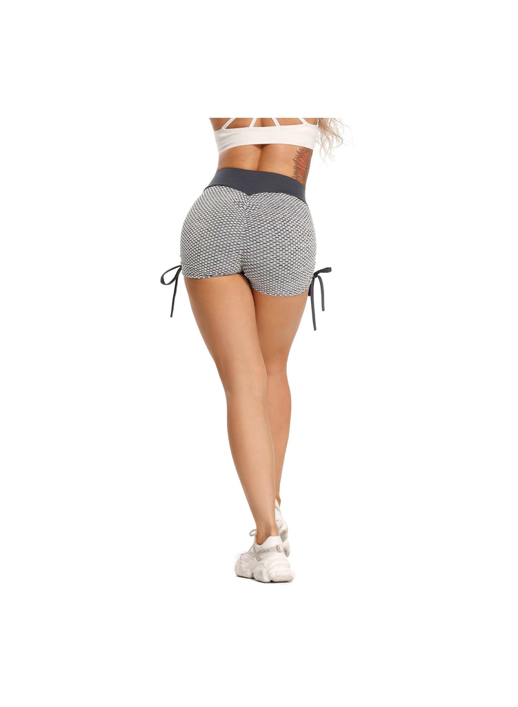 Women Three-dimensional Body Shaping Jacquard 2.5" Shorts(Color contrast)
