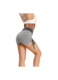 Women Three-dimensional Body Shaping Jacquard 2.5" Shorts(Color contrast)