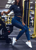 Women's Seamless Elastic Soft Hollow Yoga Pants