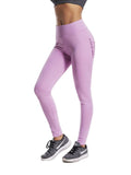 SEASUM-Solid Color High Waist Workout Leggings