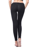 Women's Solid Elastic Waistband Yoga Pants - SEASUM