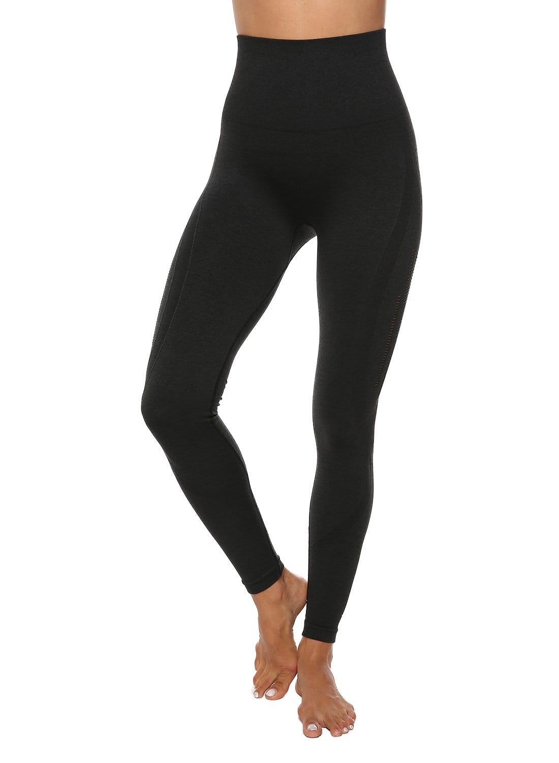 SEASUM Women's Ultra Soft Elastic Seamless Hollow Yoga Pants