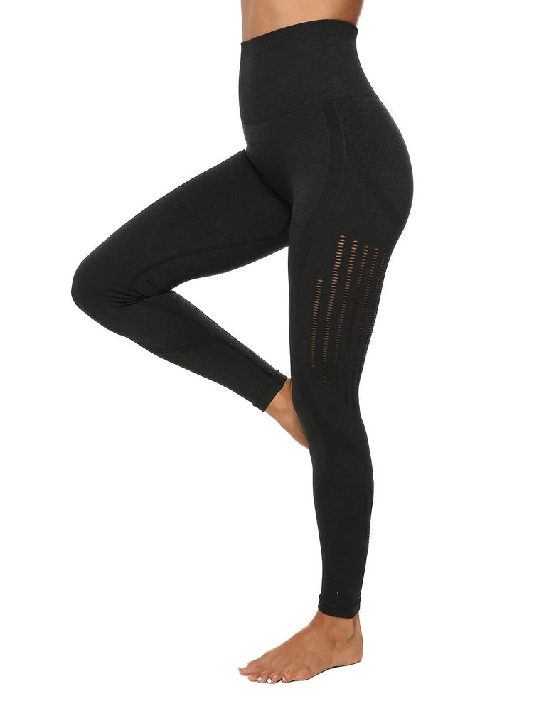 Women's Seamless Elastic Soft Hollow Yoga Pants