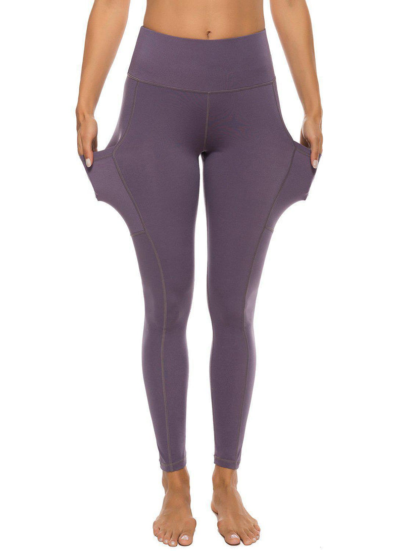 High Waist Pockets Training Yoga Leggings - SEASUM