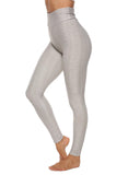 SEASUM-SEASUM Women's Fitness Lifting Textured Bodycon Leggings