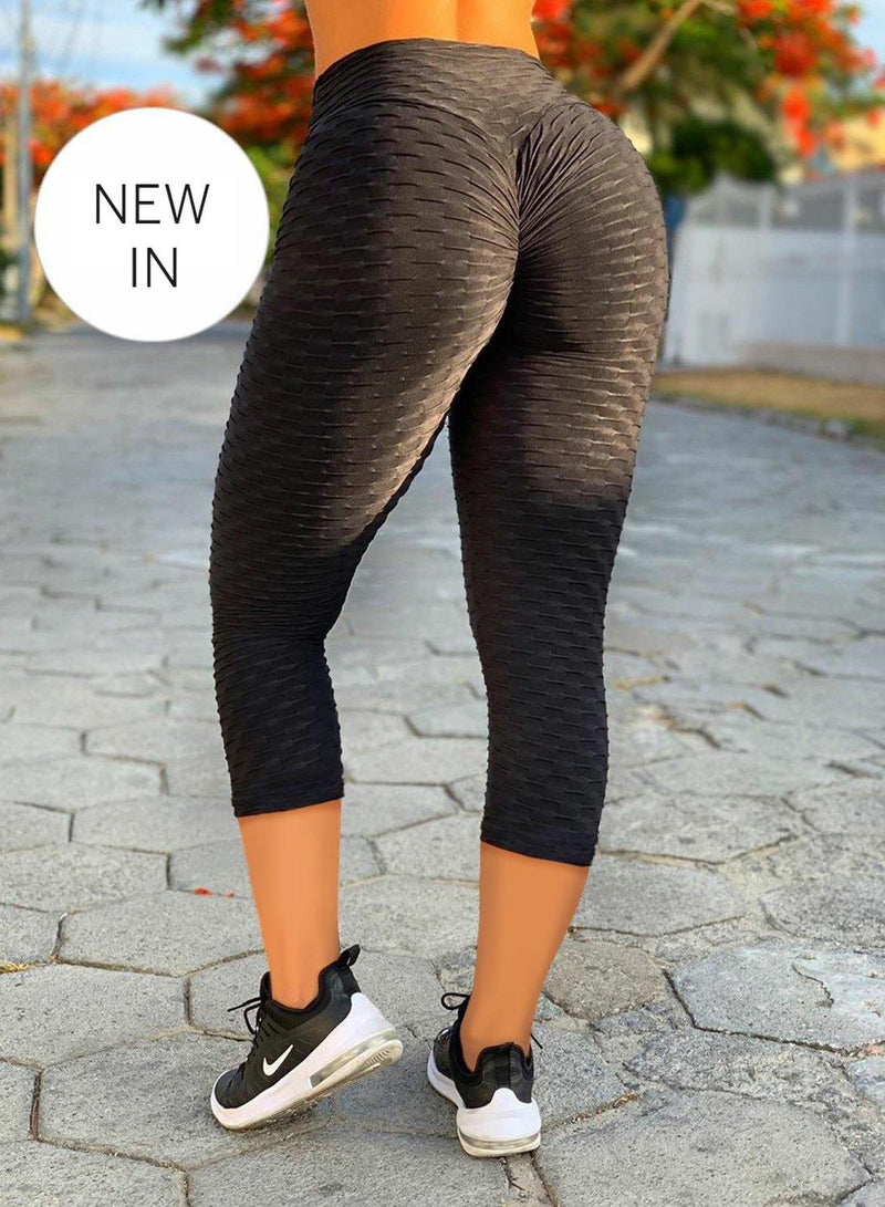 Buy SEASUM Women's High Waist Yoga Pants Scrunched Booty Leggings Workout  Running Butt Enhance Textured Tights M at