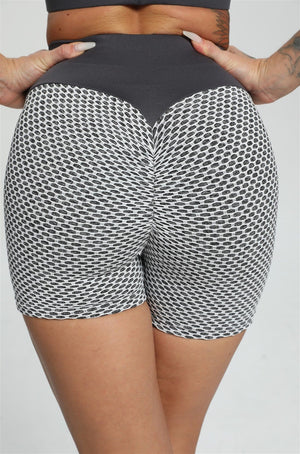 SEASUM Gym Shorts honeycomb Textured Butt Scrunch